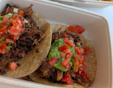 Carnitas' Snack Shack signature dishes Carnitas Tacos
Triple Threat Sandwich
Carnitas Queso Fries